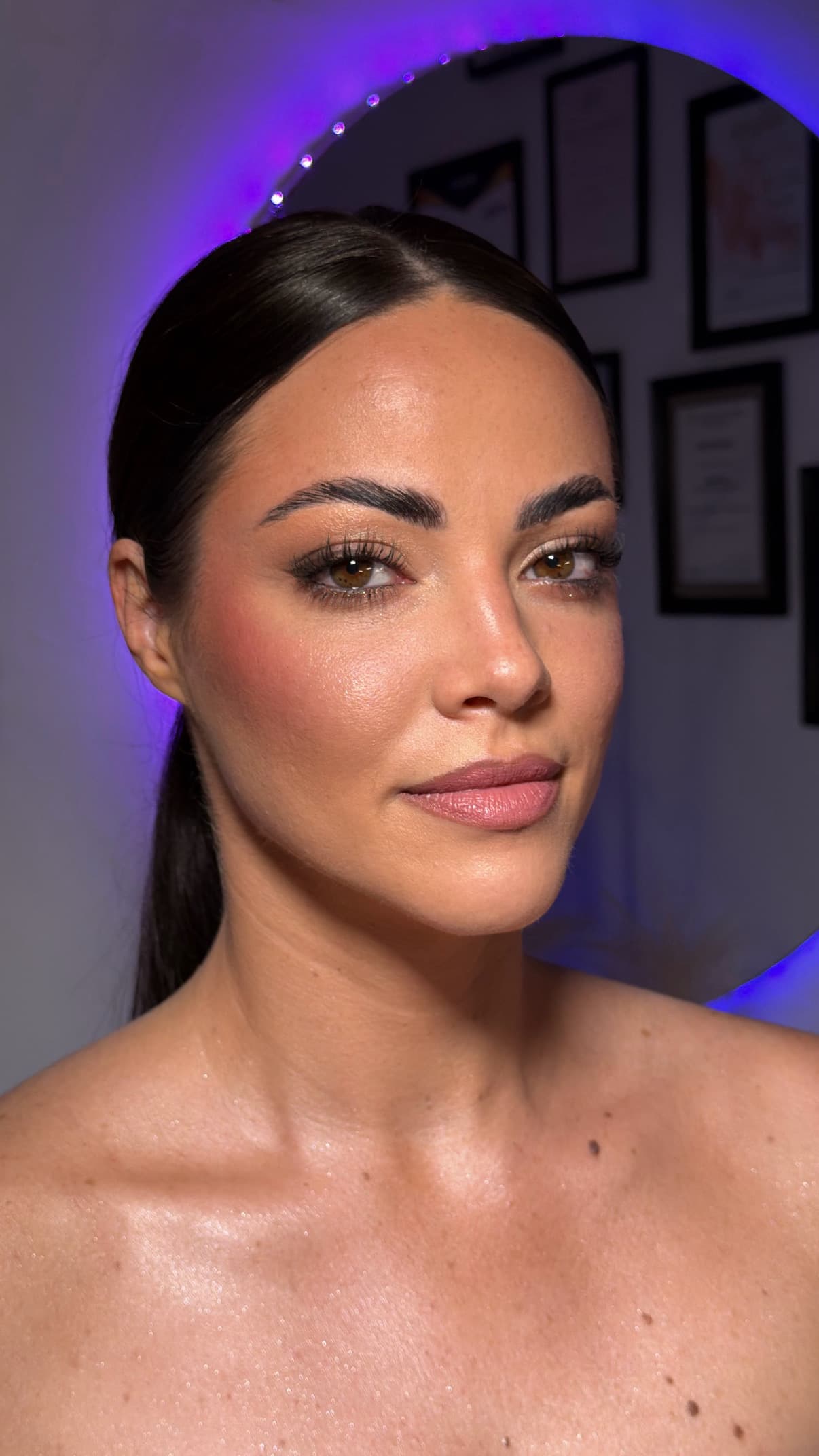 Make-up přeměna — před