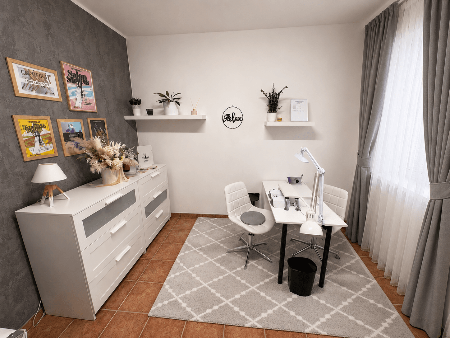 Interiér salonu Infinity Studio